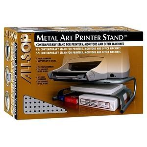 Allsop 27873 Stands & Cabinets Metal Art Printer Stand 18 X 9.75 Wide Platform - Pewter (27873) 035286278737