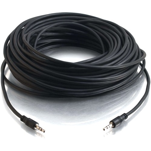 C2g 40107 Cables C2g 25ft Cmg-rated 3.5mm Stereo Audio Cable With Low Profile Connectors - 25 Ft Audio Cable - First  757120401070