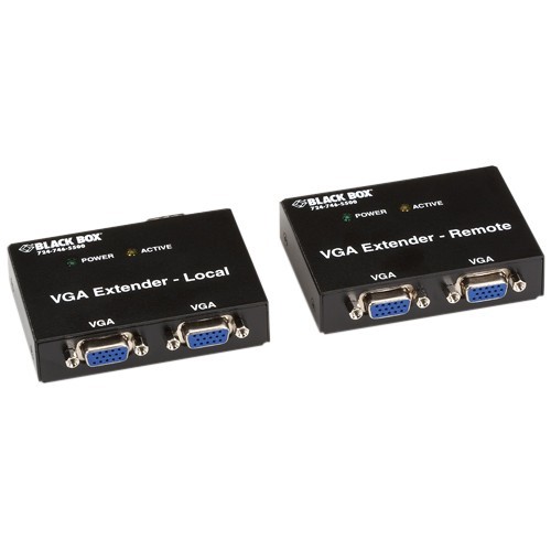 Black Box AC555A-R2 Video Consoles/Extenders Black Box Vga Extender Kit, 2-port Local, 2-port Remote - 1 Input Device - 4 Output Device - 500 Ft  Ac555ar2 724627117230