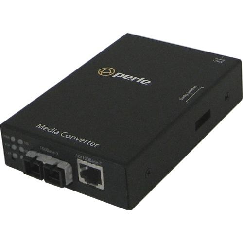 Perle Systems 05050514 Transceivers/Media Converters S-110-s2sc120 Fast Ethernet Stand-alone Media Converter 734660505147