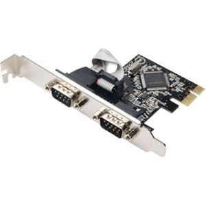 Syba SD-PEX15022 Serial/Parallel Adapters Syba Multimedia Sd-pex15022 2-port Pci Express Serial Adapter - Low-profile Plug-in Card - Pci Expre Sdpex15022 191120069944