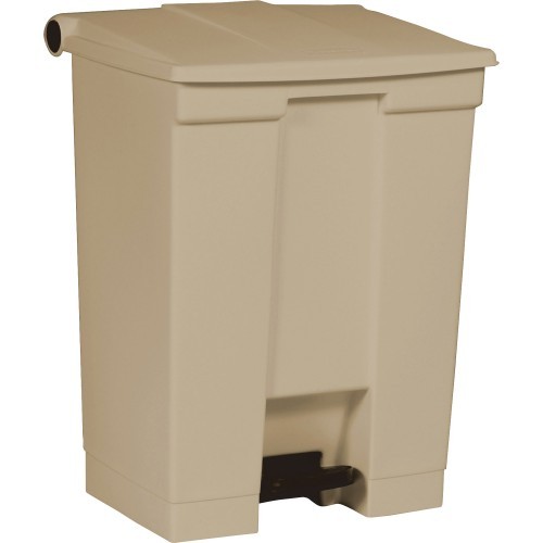 Rubbermaid FG614500BEIG Wastebaskets & Trash Cans Mobile Step-on Container RCP614500BG 086876052565