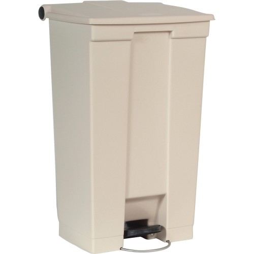 Rubbermaid FG614600BEIG Wastebaskets & Trash Cans Mobile Step-on Container RCP614600BG 086876052589