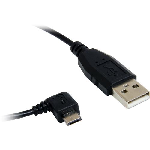 Startech UUSBHAUB1RA Cables 1 Ft Micro Usb Cable - A To Right Angle Micro B 065030840996
