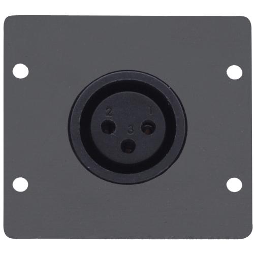 Kramer Electronics WA-1XLF Faceplates & Mounting Boxes Kramer 1 Socket Audio Faceplate - Wall Mount (wa-1xlf) Wa1xlf 