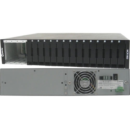 Perle Systems 05059920 Modular Expansion Base Mcr1900-dc Media Converter Chassis 734660599207