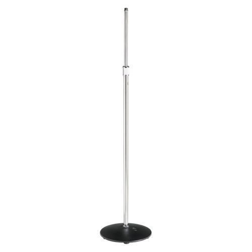 Atlas Sound MS-12C Stands & Cabinets Atlasied Ms-12c Microphone Stand - 64" Height - Steel - Chrome, Ebony Ms12c 994138804602