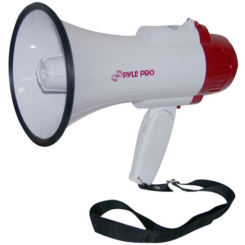 Pyle PMP35R PA Systems Pylepro Pmp35r Megaphone - 30 W Amplifier - Built-in Amplifier - 8 Hour 696554348325