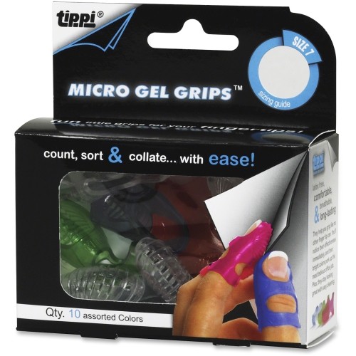 Lee Products Company 61070 Rubber Finger Tips Micro Gel Grips LEE61070 084417610700