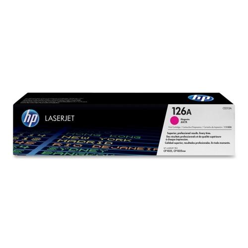 Hp CE313A Toners & Ink Cartridges 126a (ce313a) Magenta Original Laserjet Toner Cartridge 700580337663