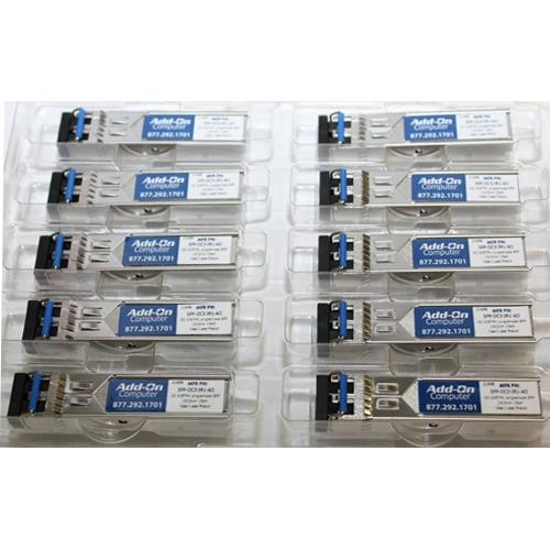 Addon GLC-LH-SM-AO-10PK Switch Modules Addon 10-pack Of Cisco Glc-lh-sm Compatible Taa Compliant 1000base-lx Sfp Transceiver (smf, 1310nm,  Glclhsmao10pk 821455022290