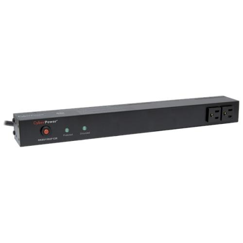 CyberPower RKBS15S2F12R Surge Protectors Cyberpower Rkbs15s2f12r Rackbar 14 - Outlet Surge With 3600 J - Clamping Voltage 400v, 15 Ft, Nema 5 044113305782