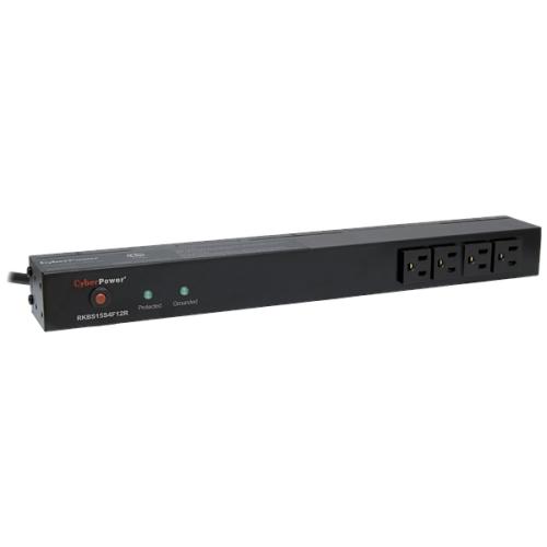 CyberPower RKBS15S4F12R Surge Protectors Cyberpower Rkbs15s4f12r Rackbar 16 - Outlet Surge With 3600 J - Clamping Voltage 400v, 15 Ft, Nema 5 649532901715