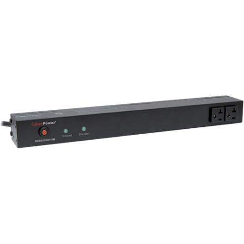 CyberPower RKBS20S2F10R Surge Protectors Cyberpower Rkbs20s2f10r Rackbar 12 - Outlet Surge With 1800 J - Clamping Voltage 400v, 15 Ft, Nema 5 649532901135