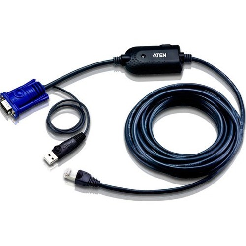 Aten KA7970 Cables Aten Kvm Cable - 15 Ft Kvm Cable For Keyboard/mouse, Kvm Switch - First End: 1 X Rj-45 Network - Fem 672792400544