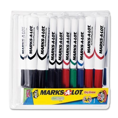 Avery Dennison 29870 Pens/Markers/Highlighters Marks-a-lot Dry-erase Combo Pack Marker AVE29870 071709298708