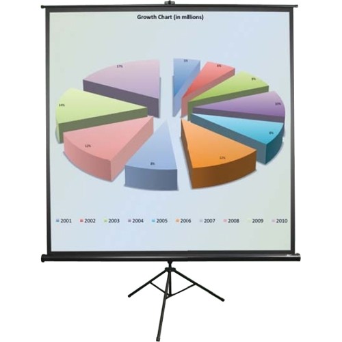 Elitescreens T72UWH Projection Screens Elite Screens Tripod Series - 72-inch 16:9, Portable Pull Up Home Movie/ Theater/ Office Projector S 803931043395