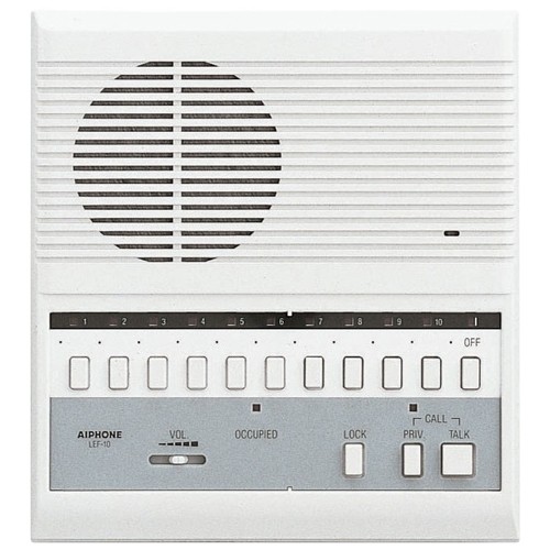 Aiphone LEF-10 Intercom Systems Aiphone Lef-10 Intercom Master Station - Cable - 1600 Ft - Wall Mount Lef10 790143114688