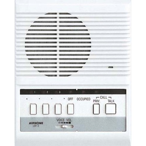 Aiphone LEF-3 Intercom Systems Aiphone Lef-3 Intercom Master Station - Cable - 1600 Ft - Wall Mount Lef3 790143114022