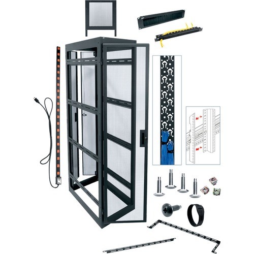 Middle Atlantic MRK-4431-DVR Rack Equipment Rack - Includes Lace-op Lacer Strip, 4 Straight And 2 Offset Lacer Bars, 12 Velcro (mrk-4431-dvr) Mrk4431dvr 656747095252