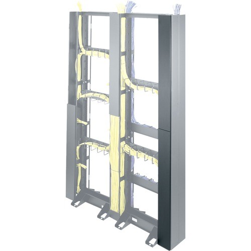 Middle Atlantic CK-45C Cable Management Middle Atlantic Cable Organizer Covers, 2 Pieces, (84" Overall) Black Finish - Cable Organizer - Bla Ck45c 656747003639