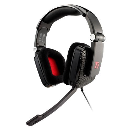 Thermaltake HT-SHK002ECBL Headsets/Earsets Tt Esports Shock Headset - Mini-phone (3.5mm) - Wired - 32 Ohm - 20 Hz - 20 Khz - Over-the-head - Bi Htshk002ecbl 841163039359