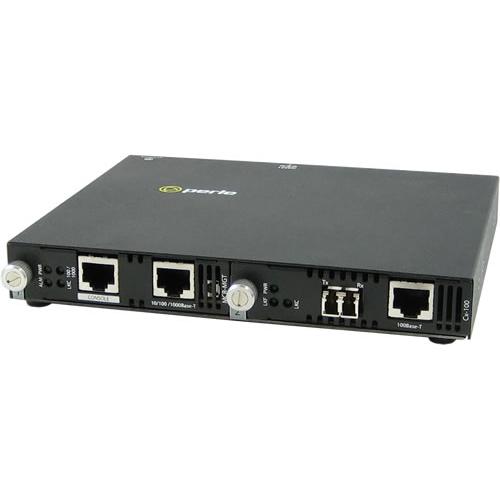 Perle Systems 05070384 Transceivers/Media Converters Smi-100-s2lc40 Fast Ethernet Standalone Ip Managed Media Converter 734660703840