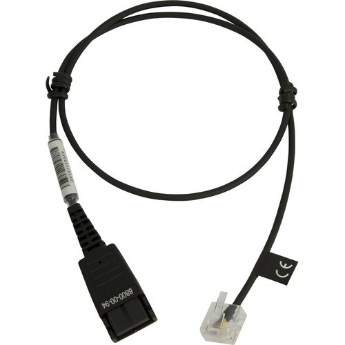 Jabra 8800-00-94 Cables Jabra 8800-00-94 Quick Disconnect To Rj-45 Cable Adapter - 1.64 Ft Network Cable - First End: Quick  88000094 706487011453