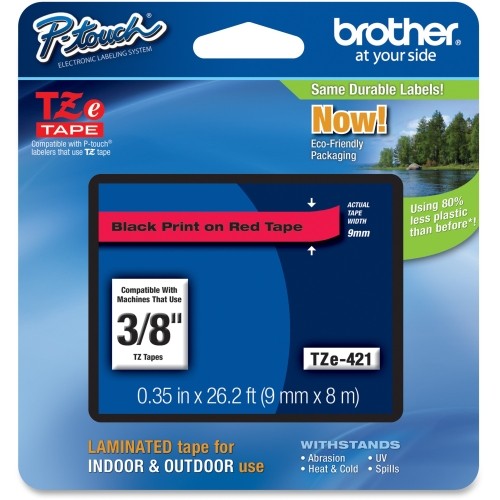 Brother TZE421 Labels P-touch Tze Laminated Tape Cartridges 657379377846