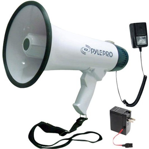 Pyle PMP45R PA Systems Pyle Pmp45r Megaphone - 40 W Amplifier - Built-in Amplifier - Battery Rechargeable - 8 Hour 182682351097
