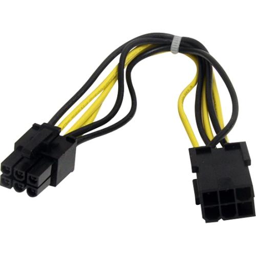 Startech PCIEPOWEXT Power Cords 8in 6 Pin Pci Express Power Extension Cable 065030842778
