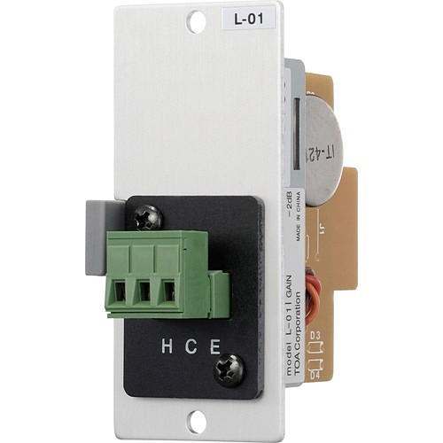 Toa L-01S T Home & Office Security Line Matching Input Module 600 Ohms Transformer, Balanced,terminal Block (l-01s T) L01st 