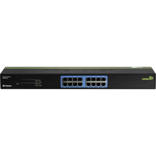 Trendnet TEG-S16G Switches & Bridges Trendnet 16-port Unmanaged Gigabit Greennet Switch, 16 X Rj-45 Ports, 32gbps Switching Capacity, Fan Tegs16g 092837513235