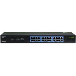 Trendnet TEG-S24G Switches & Bridges Trendnet 24-port Unmanaged Gigabit 10/100/1000 Mbps Greennet Switch, 24 X Gigabit Rj-45 Ports, 48 Gb Tegs24g 710931610246