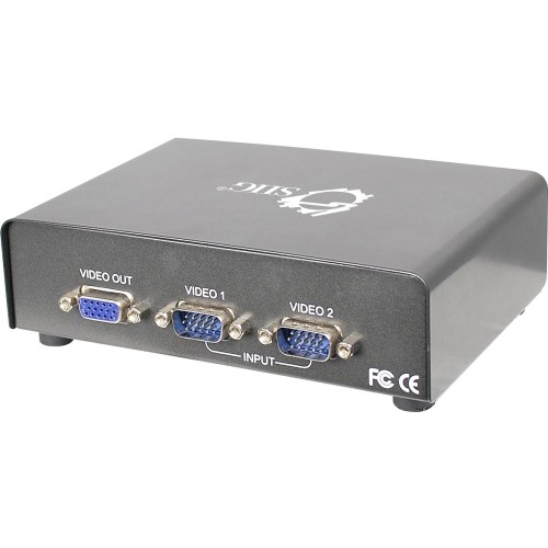 Siig CE-VG0F11-S1 VGA Switchboxes Professional Workstation Siig Ce-vg0f11-s1 Provides Reliable Professional-grade Cevg0f11s1 662774013169