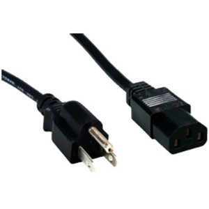 Comprehensive Cable PWC-BK-10 Power Cords Standard Pc Power Cord, Black, 10ft Pwcbk10 808447058338