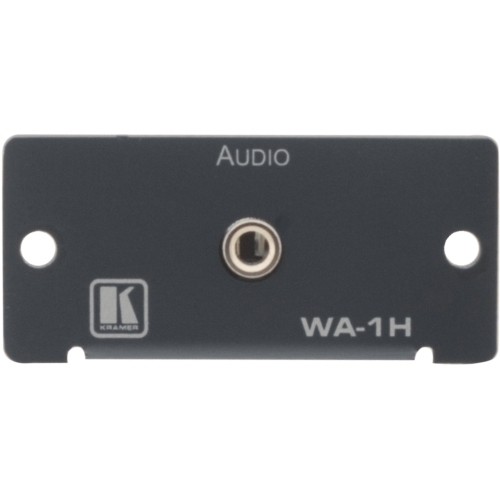 Kramer Electronics WA-1H Faceplates & Mounting Boxes Kramer Wa-1h Audio Faceplate Insert - 1 X Mini-phone Port(s) Wa1h 