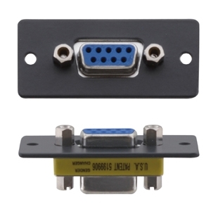 Kramer Electronics WD-FM Faceplates & Mounting Boxes Kramer Wd-fm Serial Control Faceplate Insert - Wall Mount Wdfm 