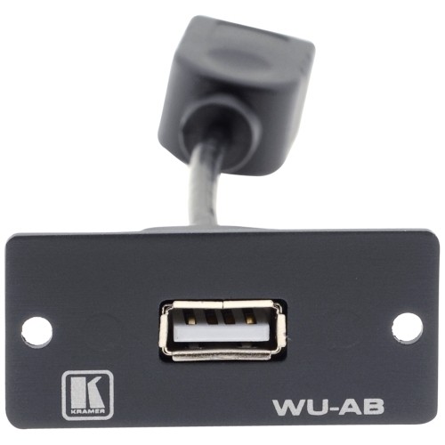 Kramer Electronics WU-AB Faceplates & Mounting Boxes Kramer Wu-ab Faceplate Insert - Wall Mount Wuab 7291063020996