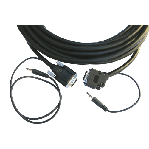 Kramer Electronics CP-GMA/GMA/XL-35 Cables Kramer Cp-gma/gma/xl-35 Audio/video Cable - 35 Ft A/v Cable For Projector, Audio/video Device - Firs Cpgmagmaxl35 7291063038670