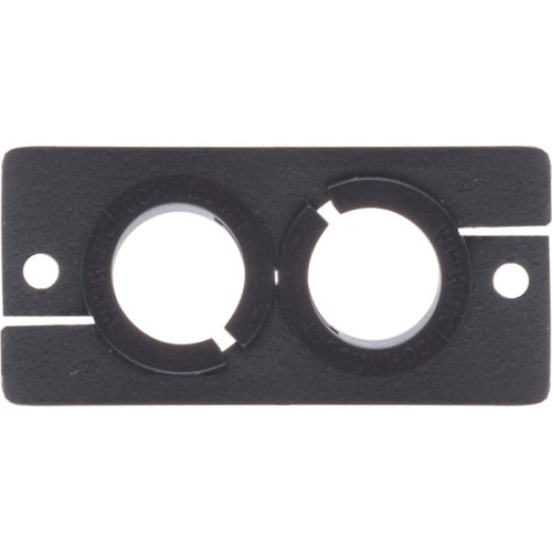 Kramer Electronics WCP-2 Cable Management Kramer Wall Plate Insert - Dual Cable Pass-through - Cable Pass-through (wcp-2) Wcp2 7291063058876