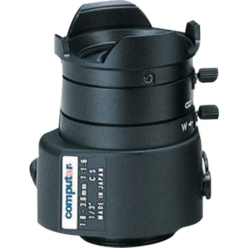 Cbc America Corp. TG2Z1816AFCS Lenses & Filters Computar Tg2z1816afcs - 1.80 Mm To 3.60 Mm - F/1.6 - Varifocal Lens For Cs Mount - 2x Optical Zoom - 781904320301