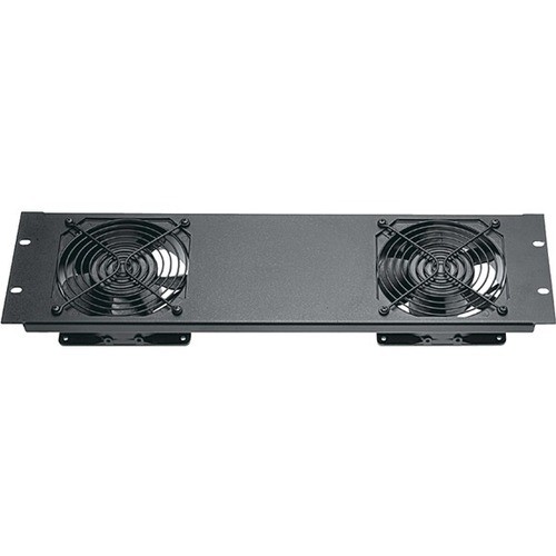 Middle Atlantic QFP-2-119 Roof Mounted Fan Kits Middle Atlantic Fan Tray - 2 Fan - 3u - 100 Cfm - Brushed Anodized Black (qfp-2-119) Qfp2119 656747064456