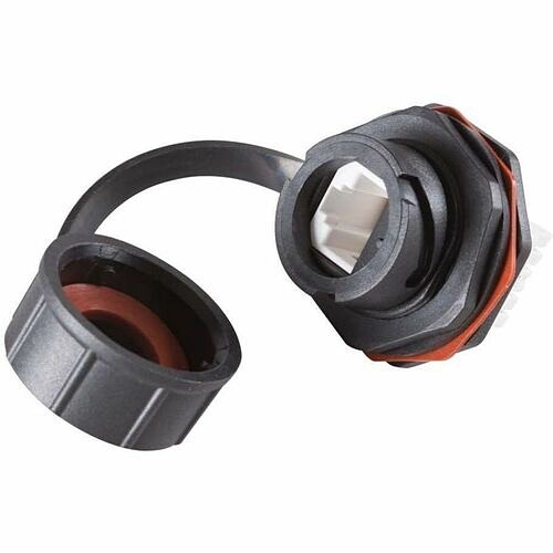 C2g IPJ5E Cable Ends/Connectors Ortronics Industrial Jack Assembly, Ip67, Cat5e - 1 X Rj-45 Network - Female - Black (ipj5e) 662875686132