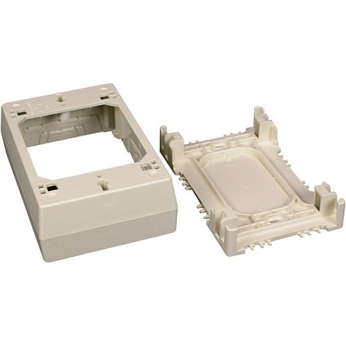 Middle Atlantic 2347 Mounting Kits Wiremold 2347 Mounting Box - 1 X Total Number Of Socket(s) - 1-gang - Ivory - Polyvinyl Chloride (pv 786776099782