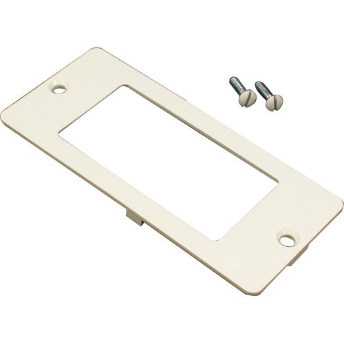 Middle Atlantic 5507R Faceplates & Mounting Boxes Wiremold 5500 Rectangle Receptacle Faceplate Fitting - Ivory (5507r) 786776036909