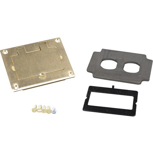 Middle Atlantic 828GFITC Faceplates & Mounting Boxes Wiremold Gfi Cover Plate - Brass (828gfitc) 786564006244