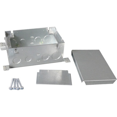Middle Atlantic 880S2 Faceplates & Mounting Boxes Wiremold 880s2 - Omnibox Series Steel Floor Box - 2-gang - Steel 786564221753