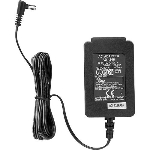 Toa AD-246 US Power Adapters Toa Ad-246 Ac Adapter - 120 V Ac, 230 V Ac Input - 24 V Dc Output - 1 A - Black (ad-246 Us) Ad246us 657248927332