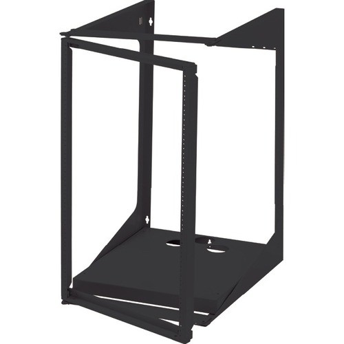 C2g 19-35-T18DB Rack Equipment Ortronics Swing-ez Wall Rack - Black - 18.00 In D - 19" Rack Width - Wall Mountable - Black - 75 Lb  1935t18db 662875580959